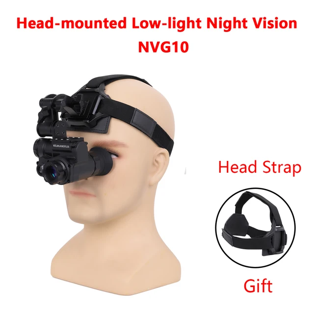 Nvg10 – Casque Avec Lunettes De Vision Nocturne, 1920x1080p, Tête Tactique  Verte, Monoculaire, Wifi Ip66, Dispositif De Vision Nocturne Pour La Chasse  - Télescopes Et Jumelles - AliExpress