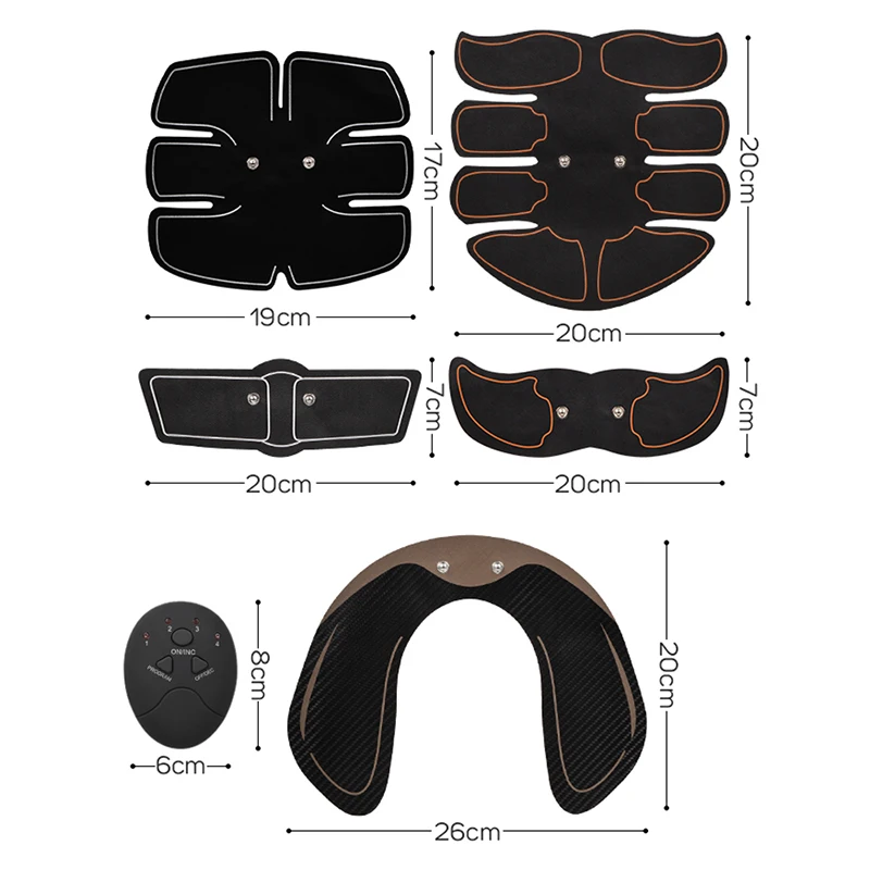 Muscle Stimulator Abdominal Muscle Stimulator USB Rechargeable Wireless EMS Muscle Stimulator