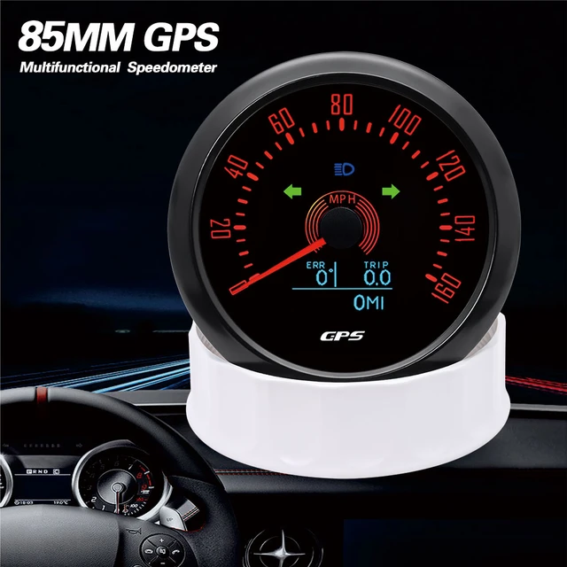 Boot GPS Tacho Wasserdicht Speed Meter 7 Farbe Hintergrundbeleuchtung Mit  GPS Antenne Auto Digit Tachometer Für Motorrad Marine - AliExpress
