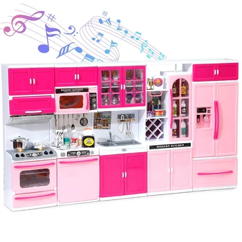 Pink Pretend Play Kitchen Set 1