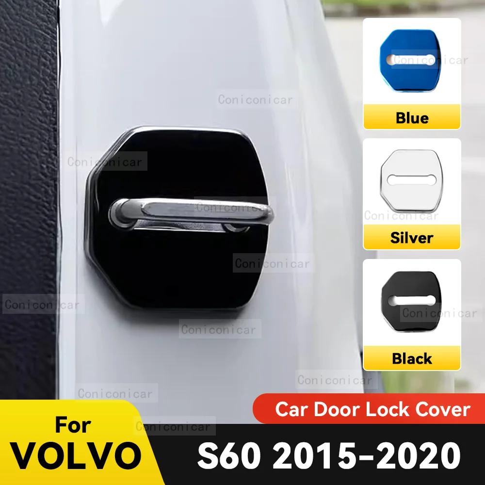 

Автомобильная фотозащитная крышка с флагом, эмблема из нержавеющей стали для VOLVO S60 2015-2020 2019, автомобильные аксессуары