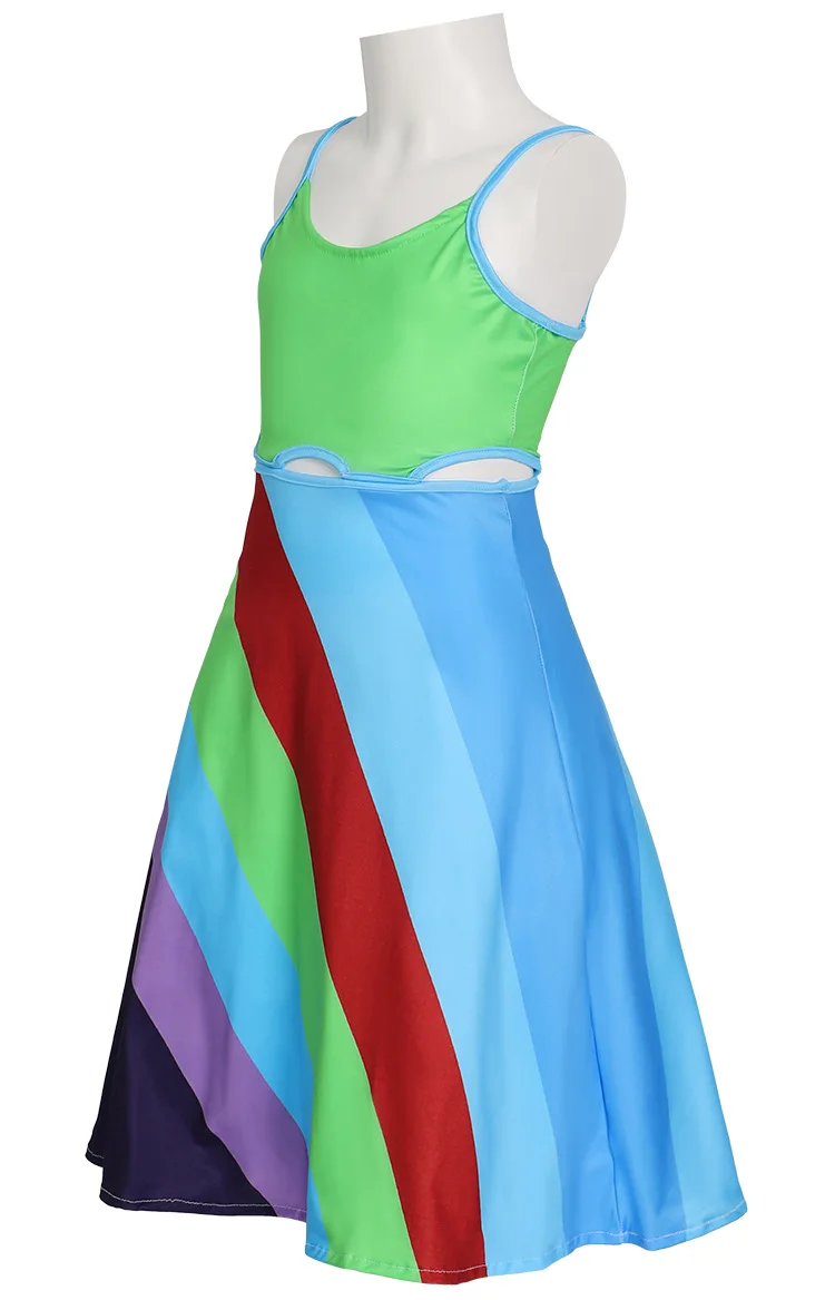 Cosplay For Women Inspired Dress Fancy Dresses Up Multi Colored Adult Costumes Carnival Halloween Costume - 3