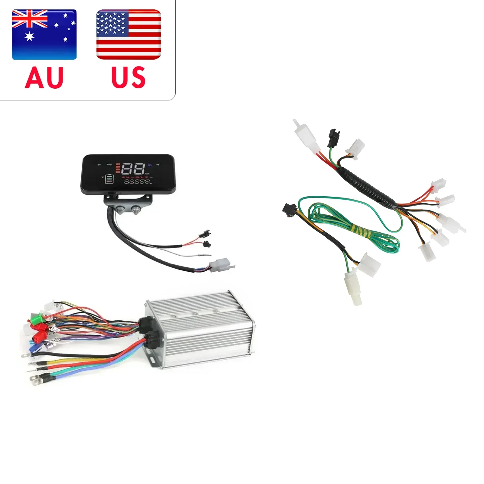 48V 72V 3000W 3200W Motor Brushless Controller Display Speedometer for Scooter ATV Electric Motor