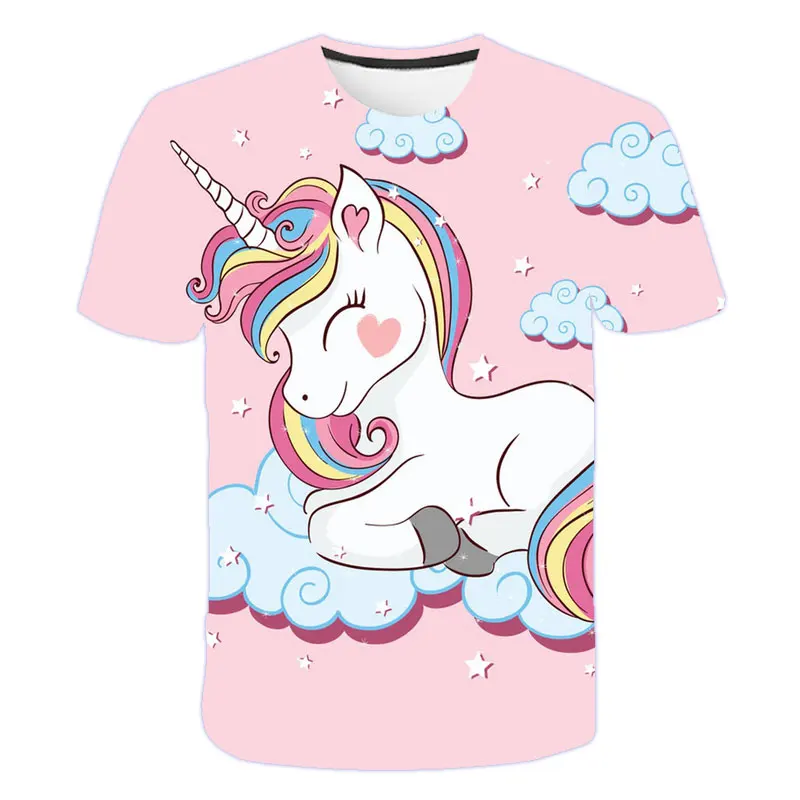 T-shirt Maglietta donna J1198 Unicorn Whatever Stars Unicorno Fun