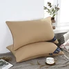 100% Cotton Pillow Hotel Pillows Bedroom Bed Sleep Cervical Pillow Middle-High Pillow Core Frosted Thickened Cover Wash Machine 6