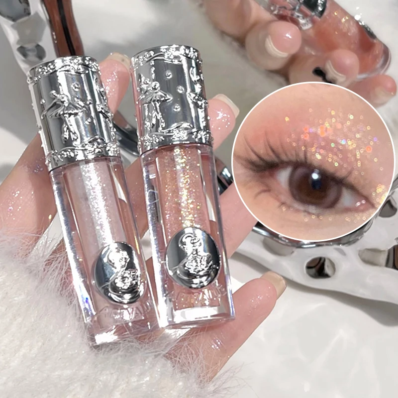 Balletism Liquid Eyeshadow Liquid Fine Shimmer High Light Eyeshadow delicate everything with influencer 1