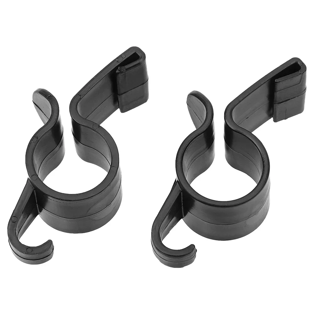 Umbrella Holder 2pcs Car Rear Trunk Umbrella Hanger Hooks Storage Organizer Towel Bag Hook Holder Bracket Universal Interior Accessories