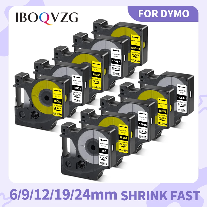 • 18055 18056 Per Nastro Termorestringente Industriale Dymo Rhino 18051 18052 18053 18054 18057 18058 1805443 Per Rhino 5200