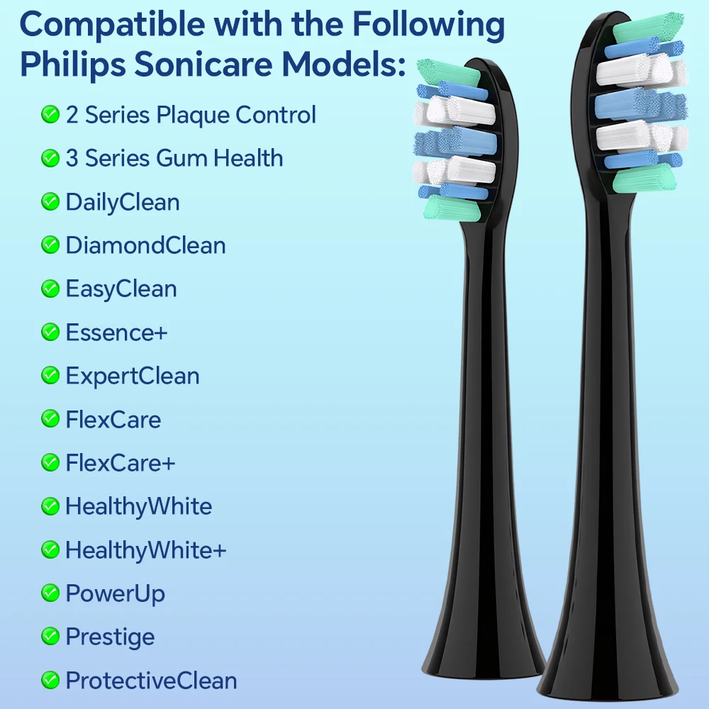 4 8 12 20 Pcs Replacement Brush Heads Compatible with Philips Series Electric Toothbrush, Professional Toothbrushes Head Refills