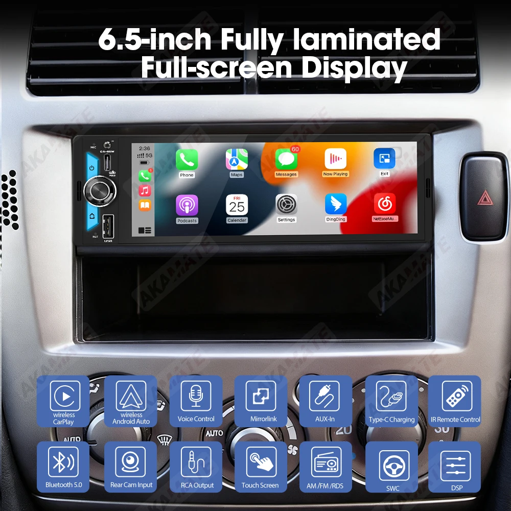 Krunia ディスプレイオーディオ 9.26インチ ワイヤレス CarPlay