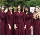 Bridesmaid Dresses Wedding Party For Women 2022 Elegant Black Satin A Line Long Night Woman's Evening Formal Gowns