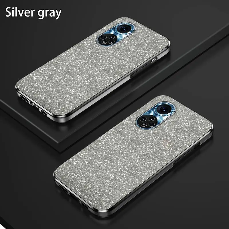 Lux Gradient Glitter Plating Case – Elegant Silicone Back Cover