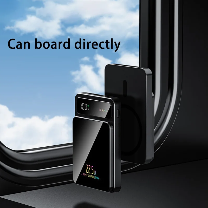 Power Bank Xiaomi 50000mAh Magnetic Wireless Portable External Battery Fast Charging For iPhone Samsung Huawei