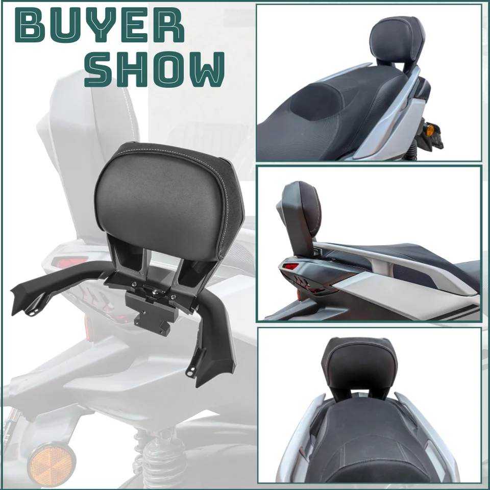 Dossier Arrière Moto Appui-Dos Pour Siège De Passager Arrière De Moto, Coussin De Dossier Pour Yam&aha X-Max Xmax 300 Xmax300 2018-2022 2021 2019