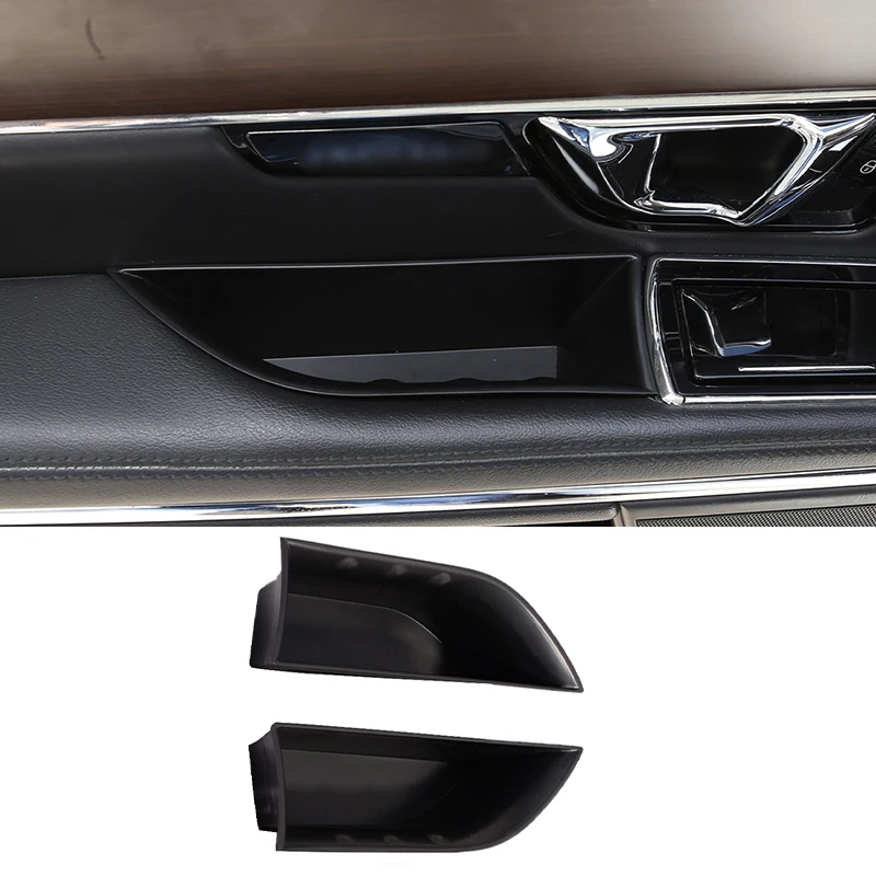 

2x Car Front/Rear Door Storage Box Organizer Container Holder For Jaguar XJ XJL 2010 2011 2012 2013 2014 2015 2016 Accessories
