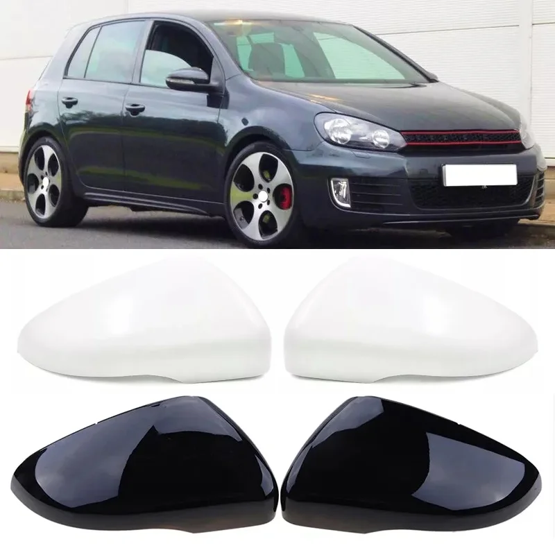 Underground Parts T5 T6 Candy White Painted Door Wing Mirror Cover Cap Left Passenger Side