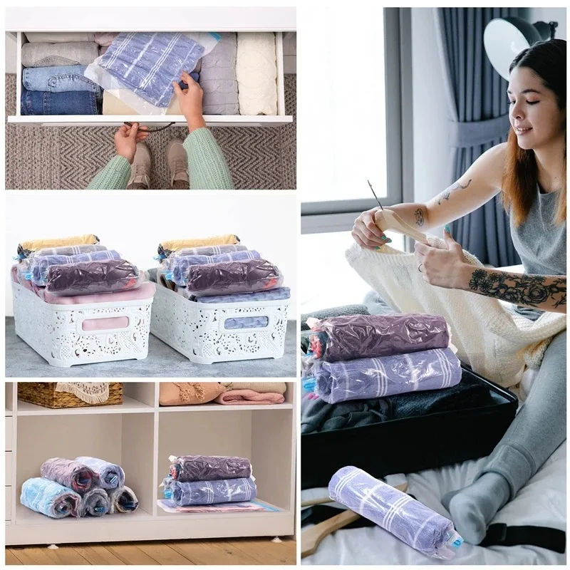 Roll-Up Travel Compression Bags 6