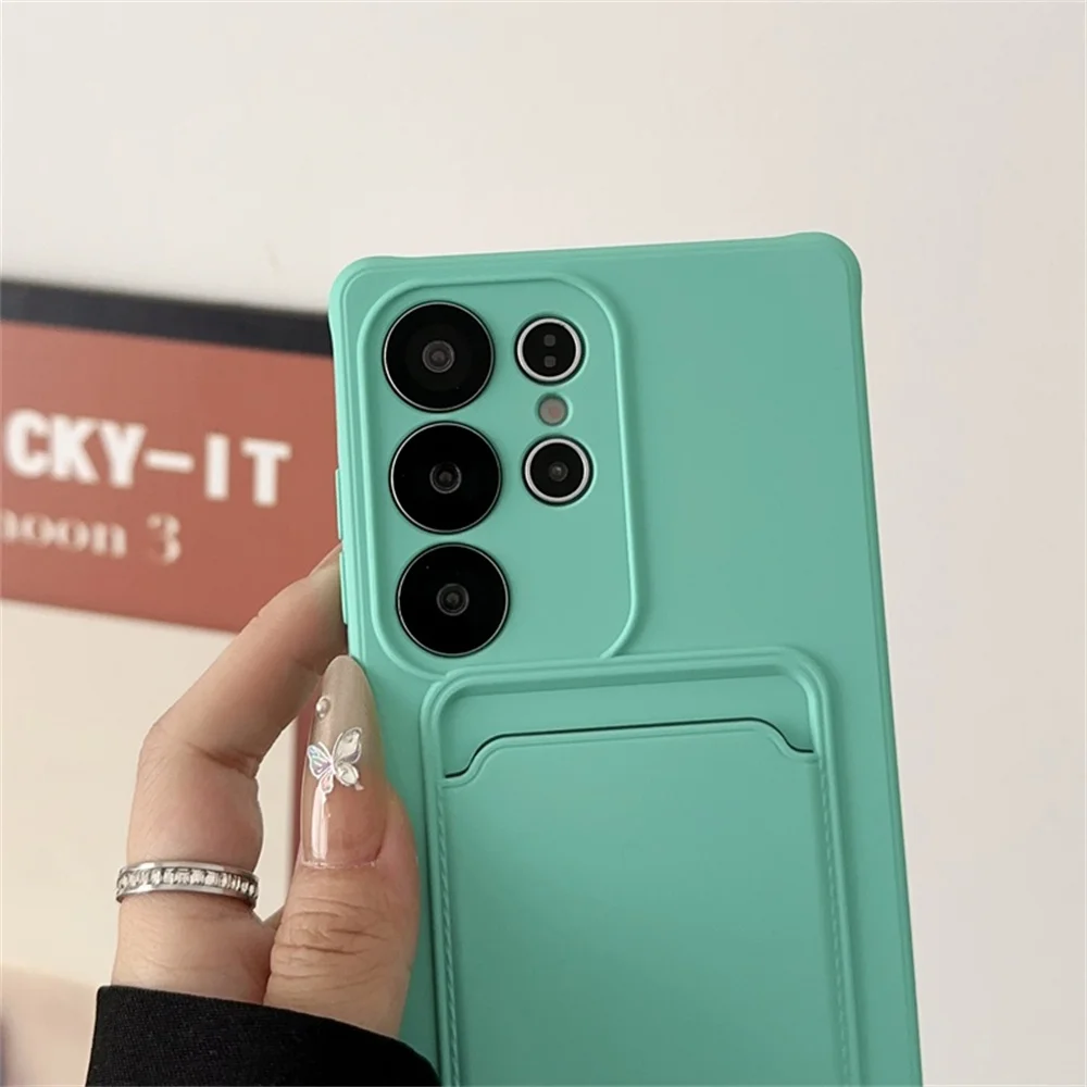 Premium Liquid Silicone Card Holder Case - Ultra Slim & Durable Design
