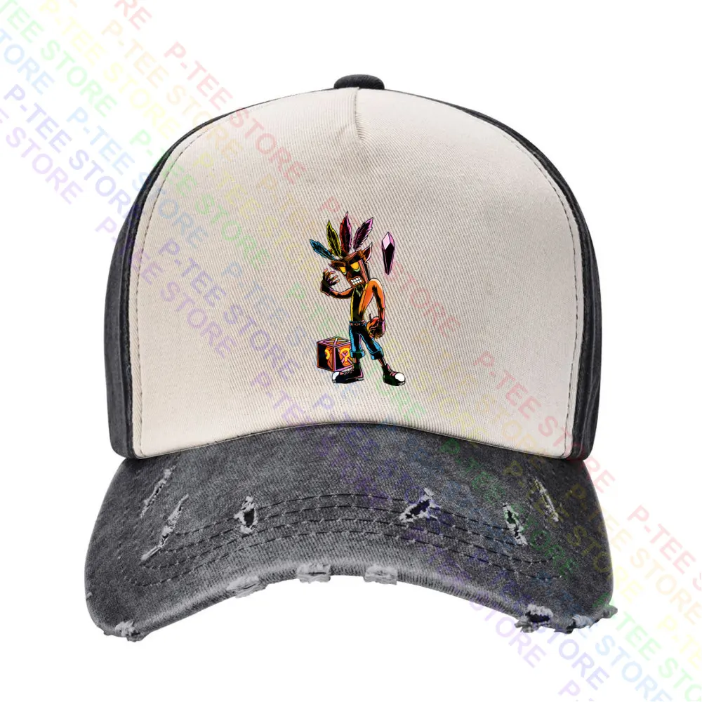 Crash Bandicoot Aku Aku Mask Berretto Da Baseball Cappellini Snapback Cappello Da Pescatore Lavorato A Maglia