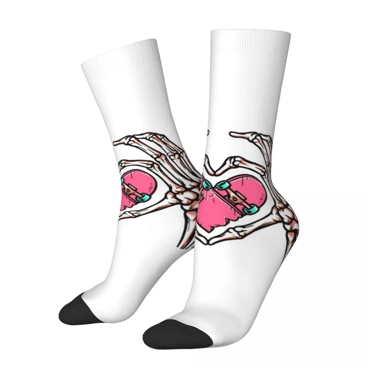 

Hip Hop Vintage Broken Crazy Men's Compression Socks Unisex Skateboard Harajuku Seamless Printed Funny Novelty Happy Crew Sock