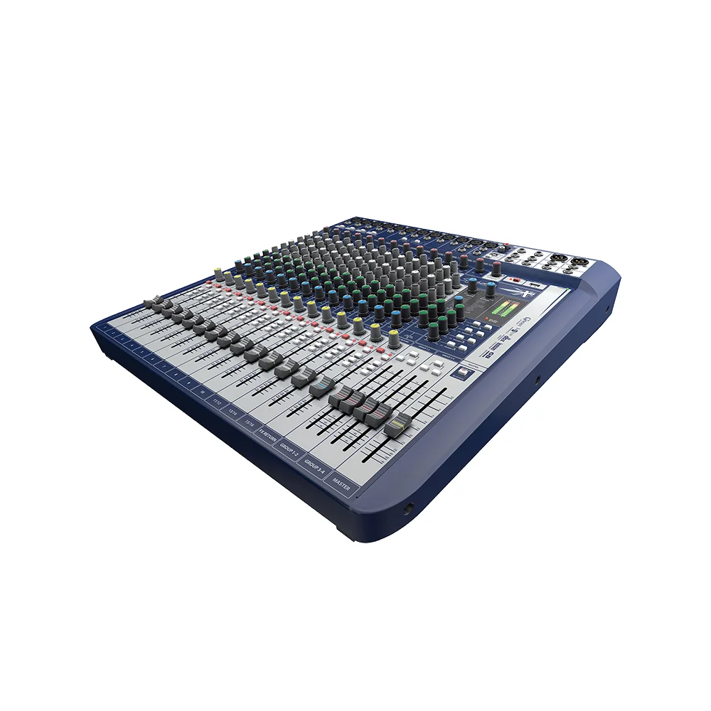Signature Professional 16 Channel Audio sound Mixer Mixing console interface Stage DJ Singing