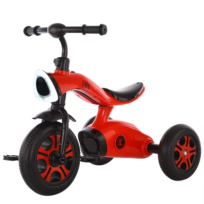 Baby Tricycle Children's Light Music Pedal Portable Bike