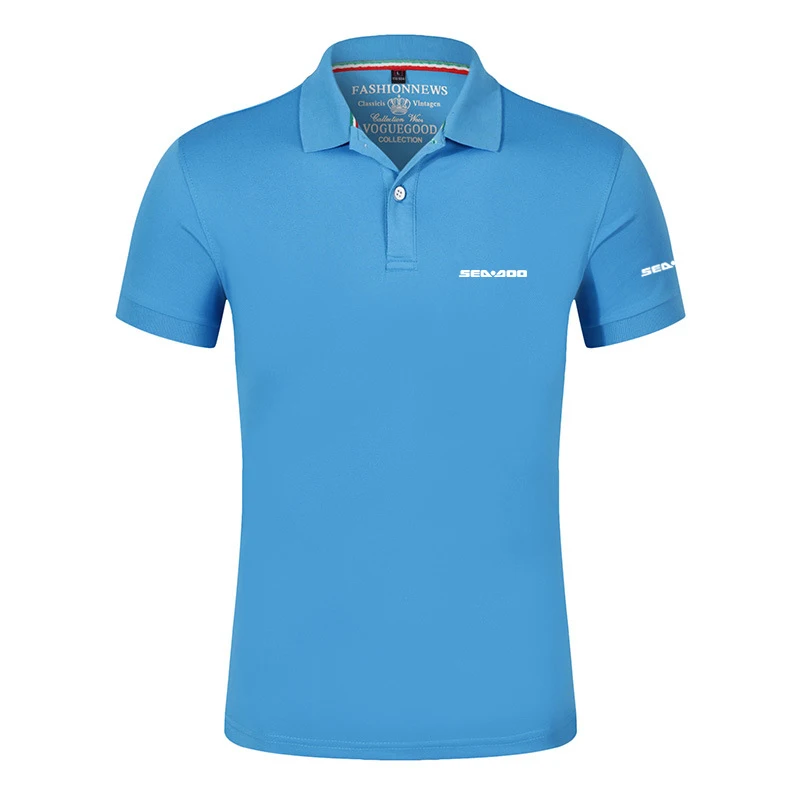 2024 Sea Doo Seadoo Moto New Brand Summer Polo Shirt Men High Quality Short Sleeve Business Comfortable Casual Tops 2