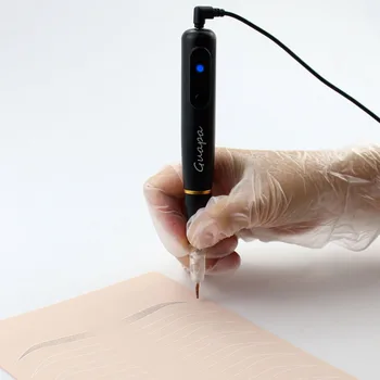 أحدث ماكينة رسم الوشم التجميلي الدائم متعددة الوظائف مع 3 مستويات سرعة قلم الوشم المحمول للتدريب على الأكاديمية بإبرة - Image 5