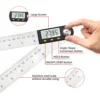 Shahe Electronic Goniometer Digital Protractor Angle Finder Stainless Steel Ruler Angle Gauge Measuring Tool 2