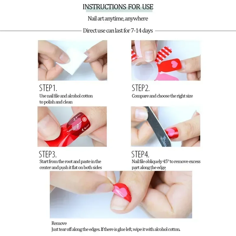 Heallor 53 Colors Nail Polish Stickers Pure Color Strips Waterproof Adhesive Nail Full Sticker Environmental Protection DIY Nai 6