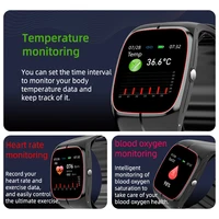 Blood Oxygen Blood Pressure Body Temperature Heart Rate Monitor Smartwatch Men Waterproof Sleep Sport Health Smart Watches Women - Image 3