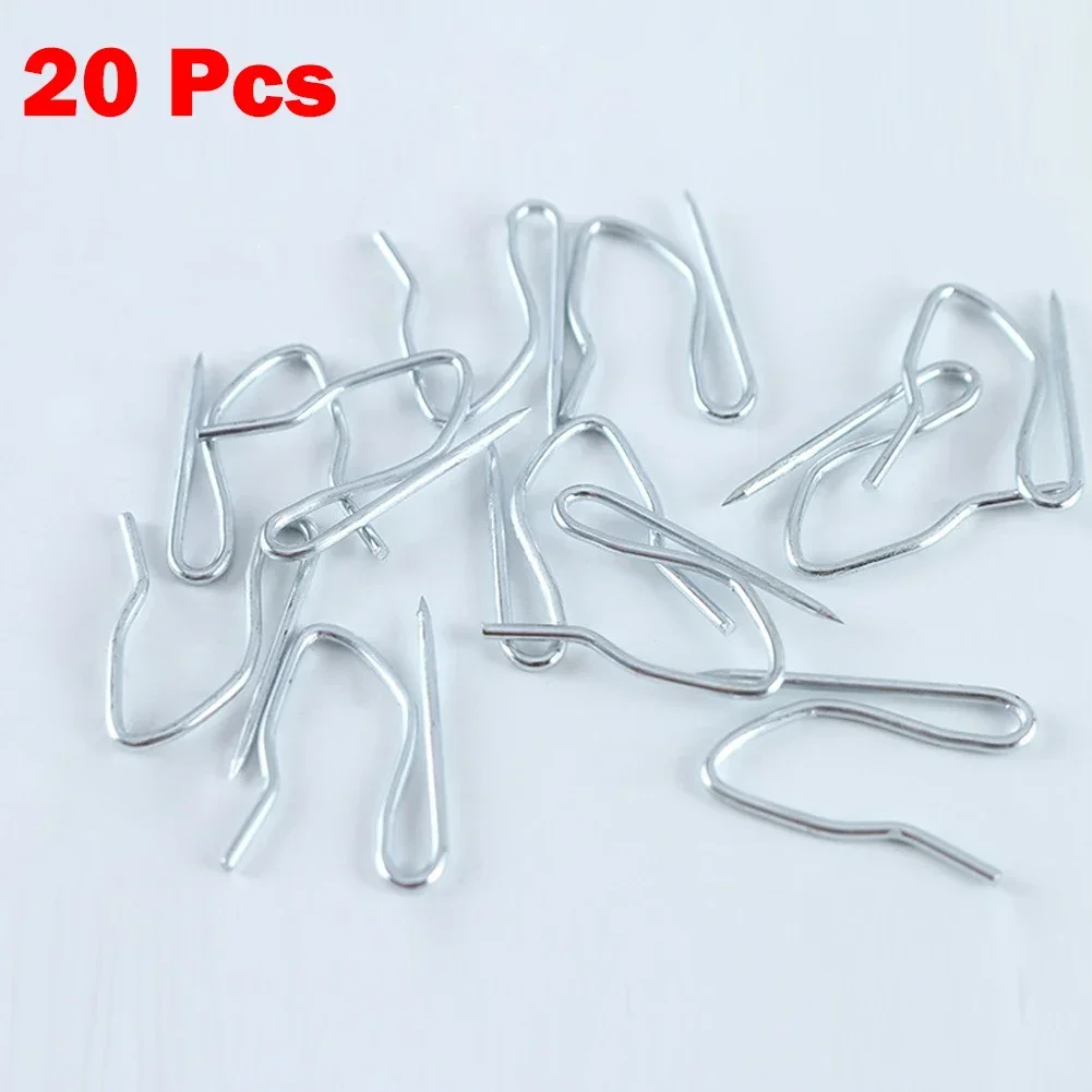 Set of Metal Curtain Hooks for Window Treatments - Home Hardware Accessories