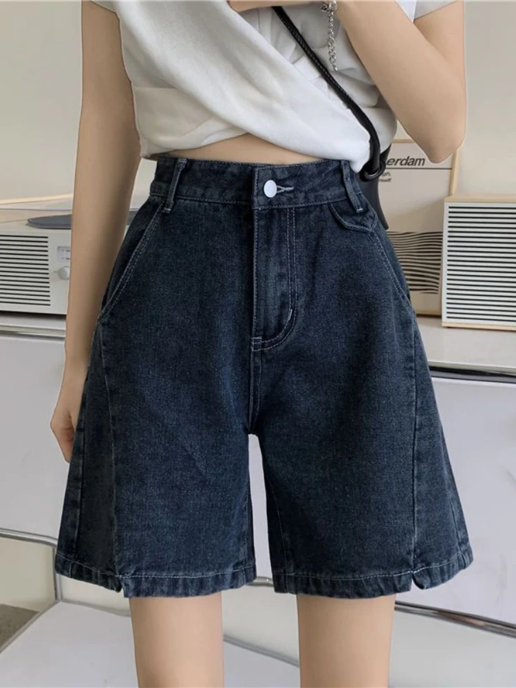 Women's Jeans Shorts Loose Summer 2023 New High Waisted Shorts Student