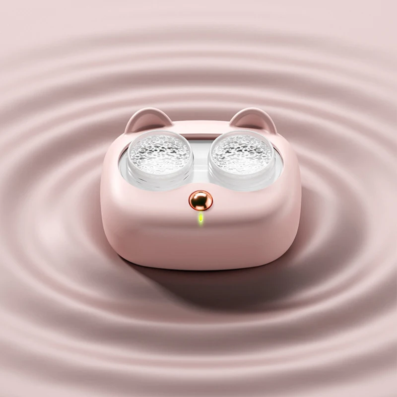 Ultrasonic Portable Contact Lens Cleaner with Removable Case