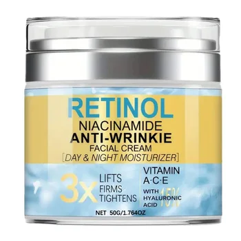 Crema viso antietà al retinolo Trattamento ultra idratante, prugne e levigano la pelle, linee sottili e rughe - Cura della pelle coreana luminosa