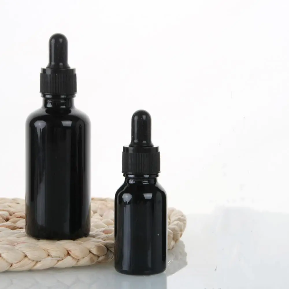 Empty Amber Glass Dropper Bottles With Glass Eye Dropper Pipette For Essential Oils Aromatherapy Lab Chemicals Storage Supplies 4