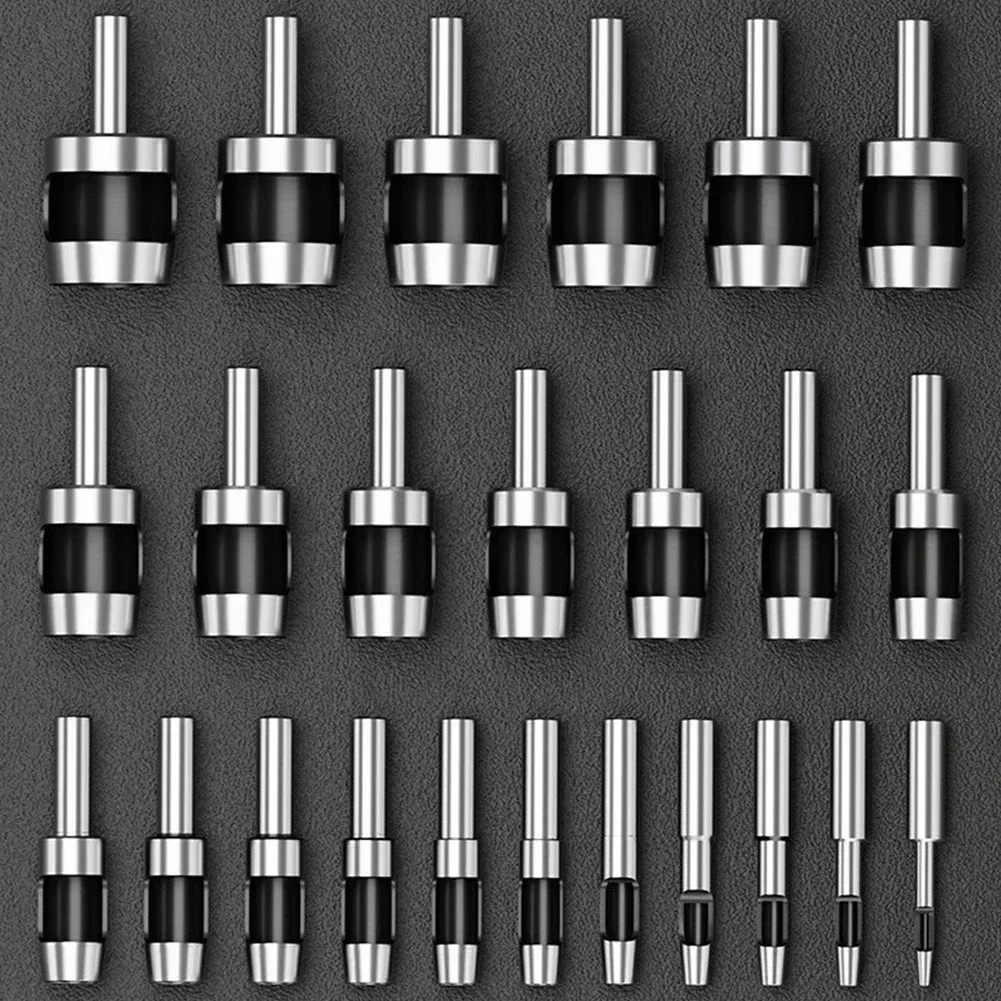 Set Di Strumenti Per Taglierina Circolare In Pelle Foro In Acciaio Ad Alto Tenore Di Carbonio Fustelle Per Punzonatura Cava Per Strumenti Di Perforazione Per Cintura Fai Da Te Fatti A Mano - 6