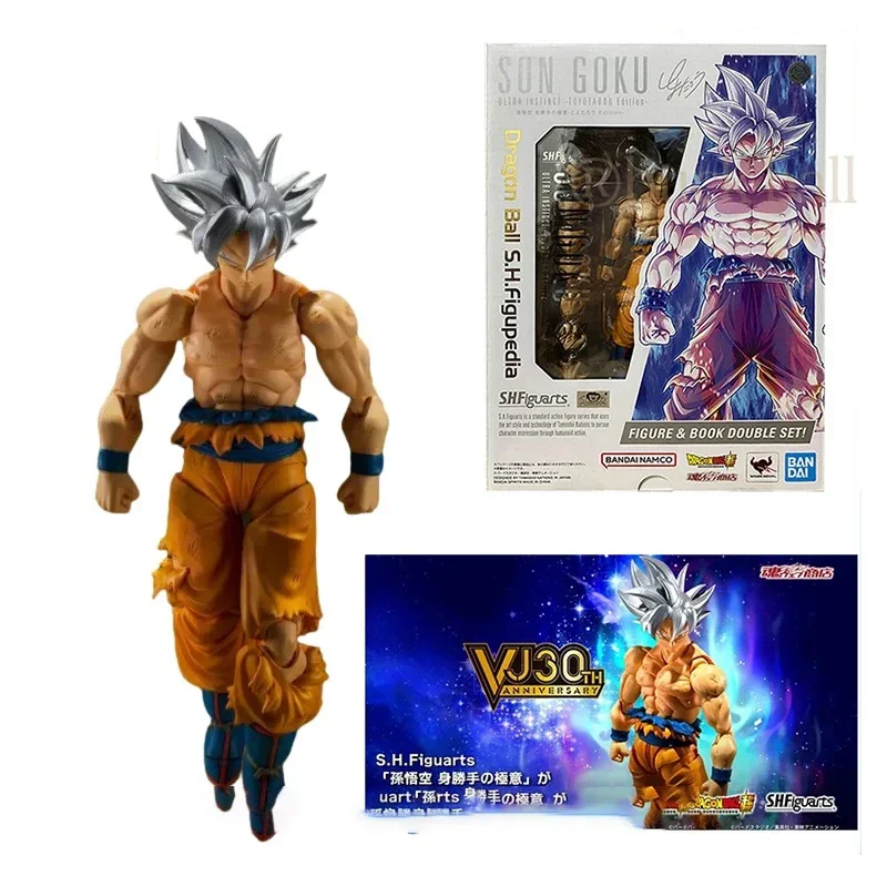 

Фигурка Bandai Dragon Ball Z VJ30TH S.H. Фигурка Сон Гоку ультра инстинкт TOYOTAROU фигурка супер сайян Гоку модель игрушка