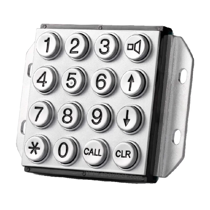 Outdoor Aluminum Alloy keypad for electronic lockers/Access Control Keypad