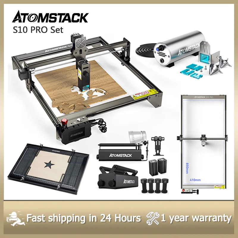 ATOMSTACK Laser Engraver Machine X7 A10 S10 Pro 50W CNC DIY Laser