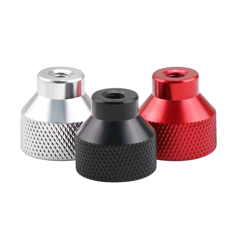 KnurledHandTightenNutsWithBlindHolesM3M4M5AluminiumAlloy