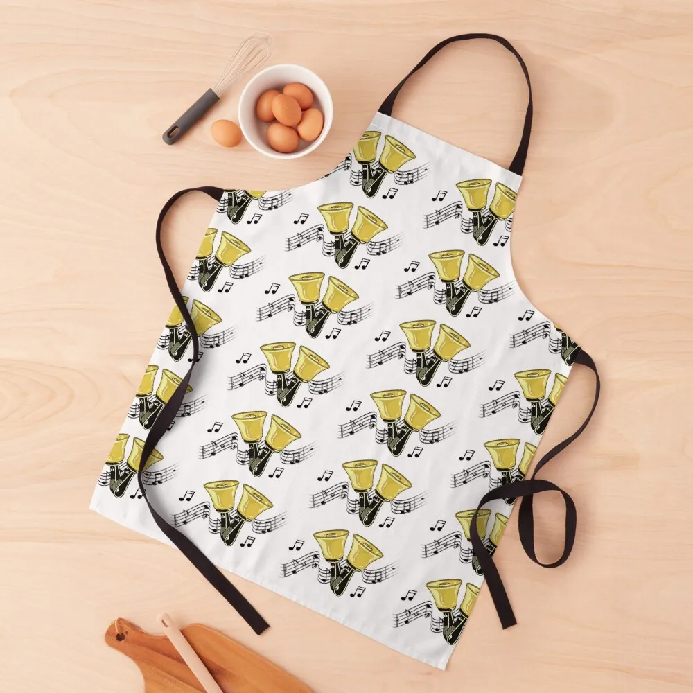 

Handbells Music Apron For Hairdresser waiter Apron