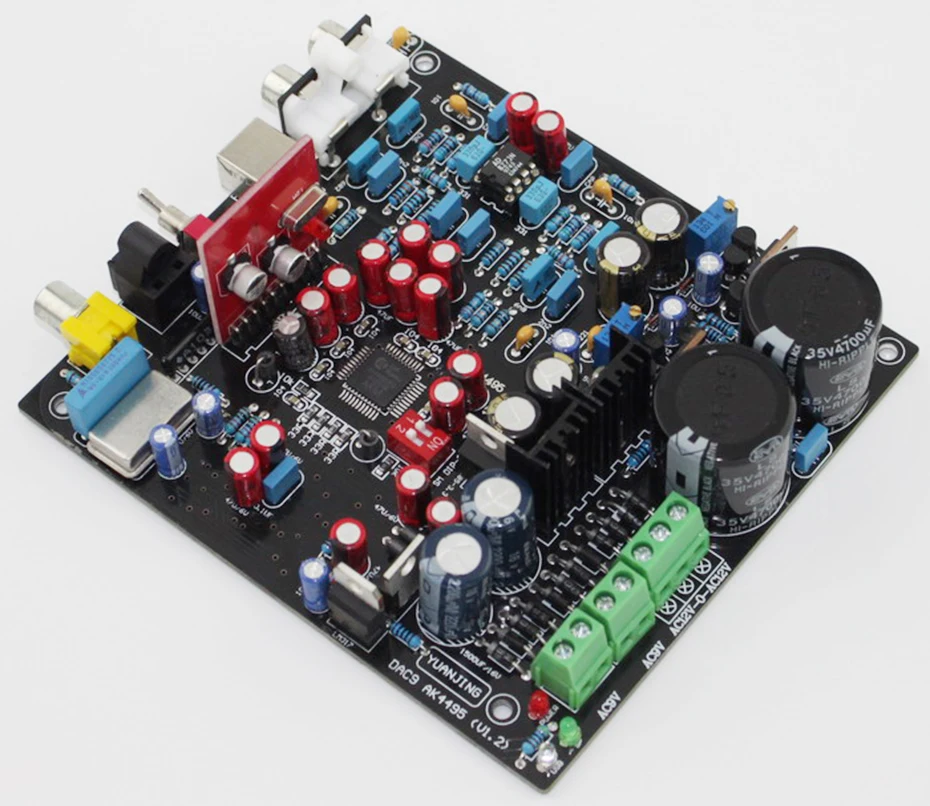 

YJ00115-AK4495SEQ + WM8805 DAC волоконно-коаксиальный USB-декодер