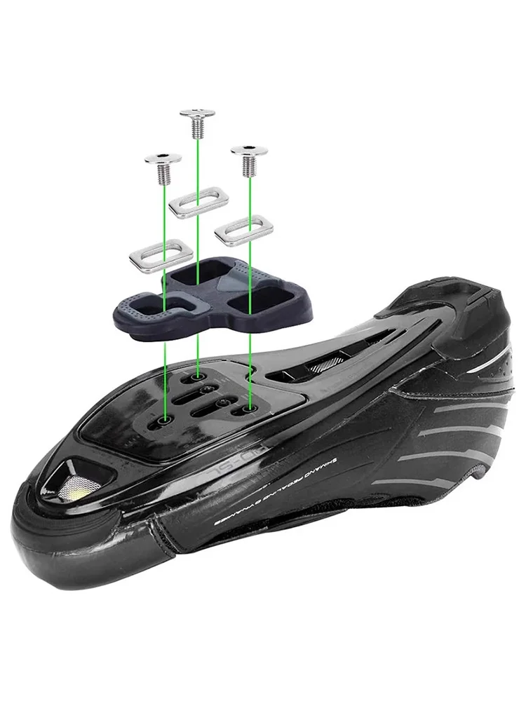 For KEO Ultralight Road Bike Locking Pedal Self-Locking Pedal Buckle Locking Plate 4.5 Degrees Bicycle Accessories