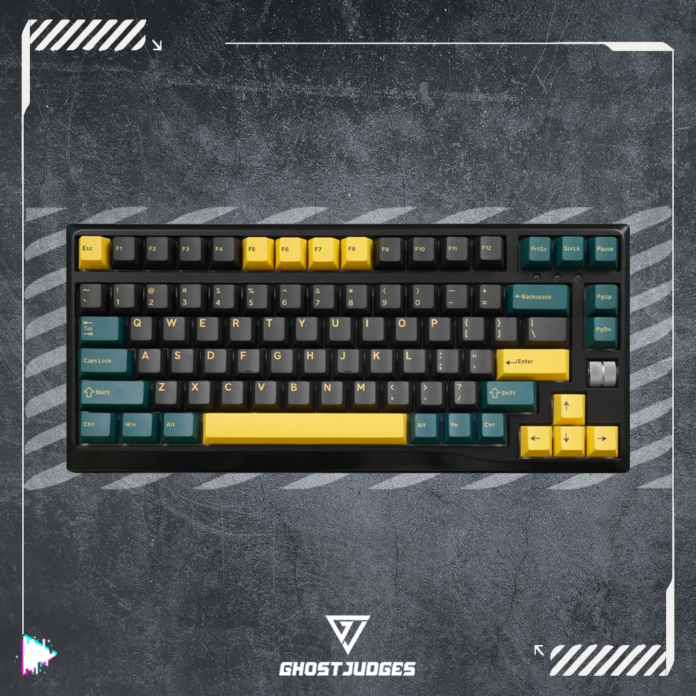 Doubleshot Keycap para Teclado mx Juízes Fantasmas Marrs Green Cherry Pbt 60 65 87 104 Xd64 Bm60 Bm65 Xd68 Xd60