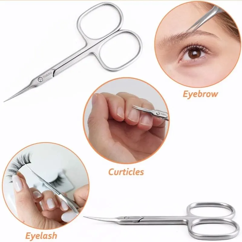 Stainless Steel Dead Skin Scissors Russian Sharp-Nosed Scissors Eagle Hook Dead Skin Scissors Manicure Dead Skin Tools