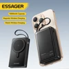 Essager 10000mAh Magnetic Power Bank 5 in 1 Wireless Fast Charger Stand With USB C Cable For Magsafe iPhone Watch Earbuds Xiaomi 1