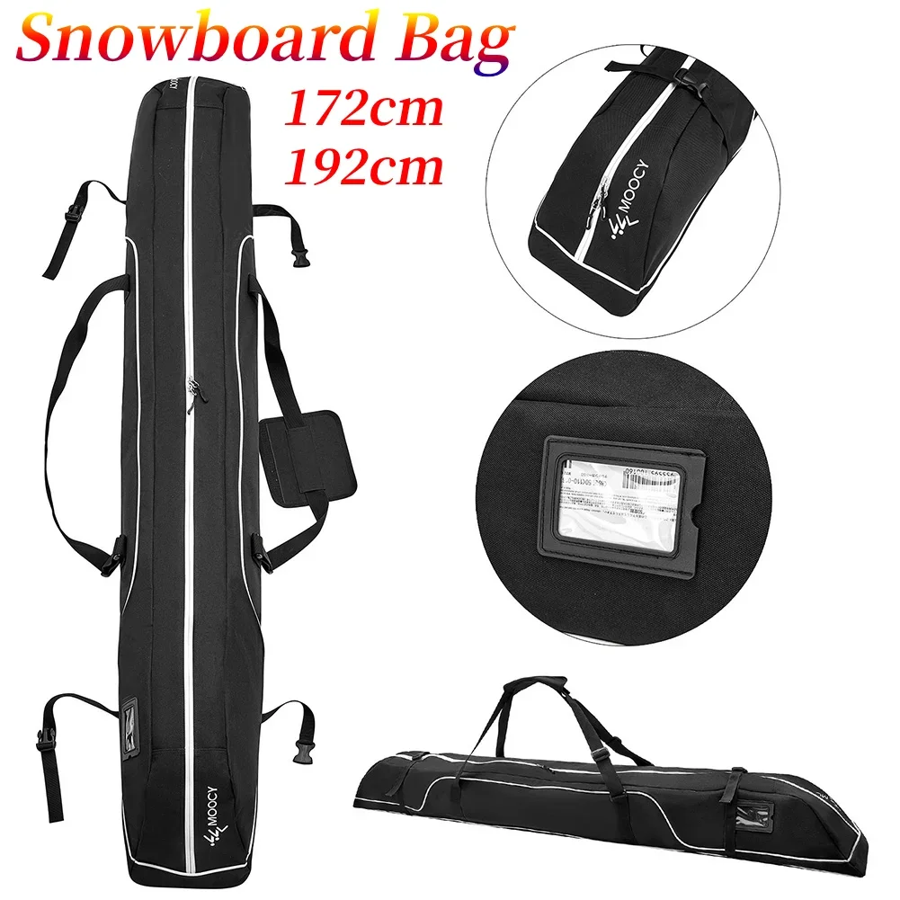 Borsa Da Sci E Snowboard 185 Cm Impermeabile - Set Con Portascarponi, Per Trasporto Attrezzatura - Foto 9