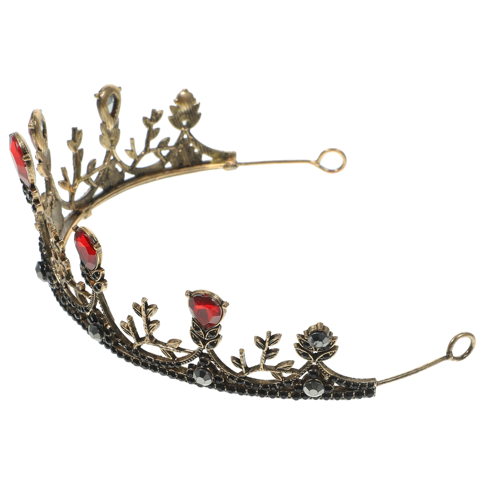 

Baroque Crown Vintage Tiara Rhinestone Party Crown Vintage Bridal Crown Hairband for Wedding Party Prom Birthday Graduation