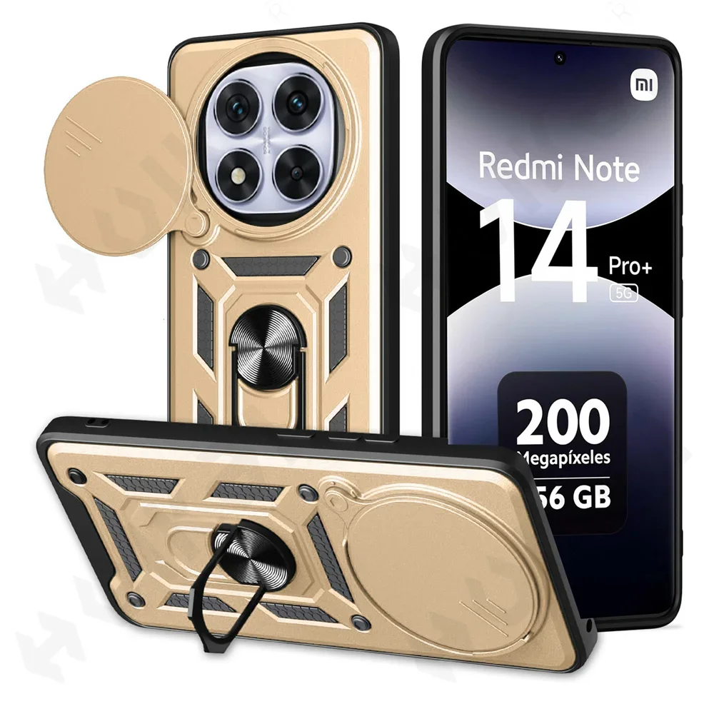 Slide Camera Protector 360° Ring Armor Hard Case Cover